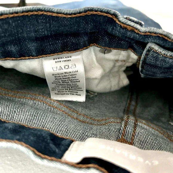 Everlane Women's High Rise Ankle Jeans RN# 139393 Size 27 - Picture 4 of 4